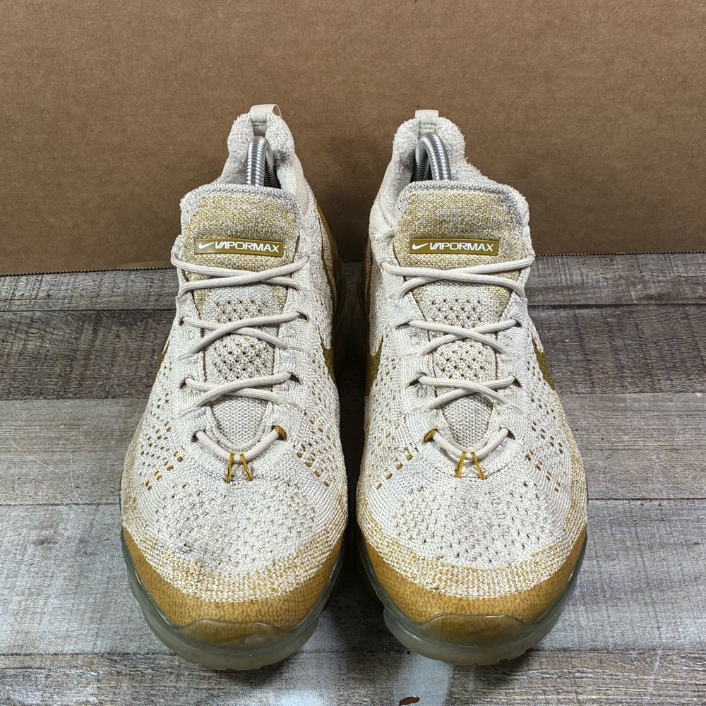 Nike Air Vapor Max Flyknit Sandrift Bronzine Men’s Shoes Sneakers Size 11 - Picture 3 of 11